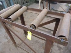 *Set of Four Steel Rollers ~1.3m long x 500mm wide
