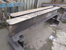 *Two Heavy Steel Trestles ~1.6m long x 900mm tall