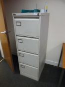 *Silverline Four Drawer Foolscap Filing Cabinet