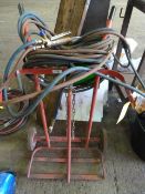 *Gas Cylinder Trolley with Hoses, Flashback Arrest