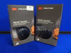 Two Pairs of Peltor Sport Tech M3 Noise Canceling