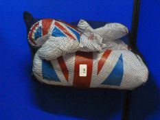 Union Jack Boxing Gloves and Inflatable Punchbag