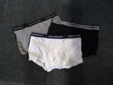 5 Pairs of Emporio Armani Boxer Sorts 2x L 3x XL