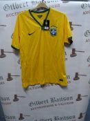 Nike Dry Fit Brazil Football Shirt Size: L