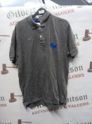 Abercrombie & Fitch Grey Polo Shirt Size: M