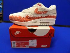 Nike Air Max 1 Sketch To Shelf (white & red) Size: 6 (new)