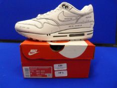 Nike Air Max 1 Sketch To Shelf (white) Size: 6.5 (new)