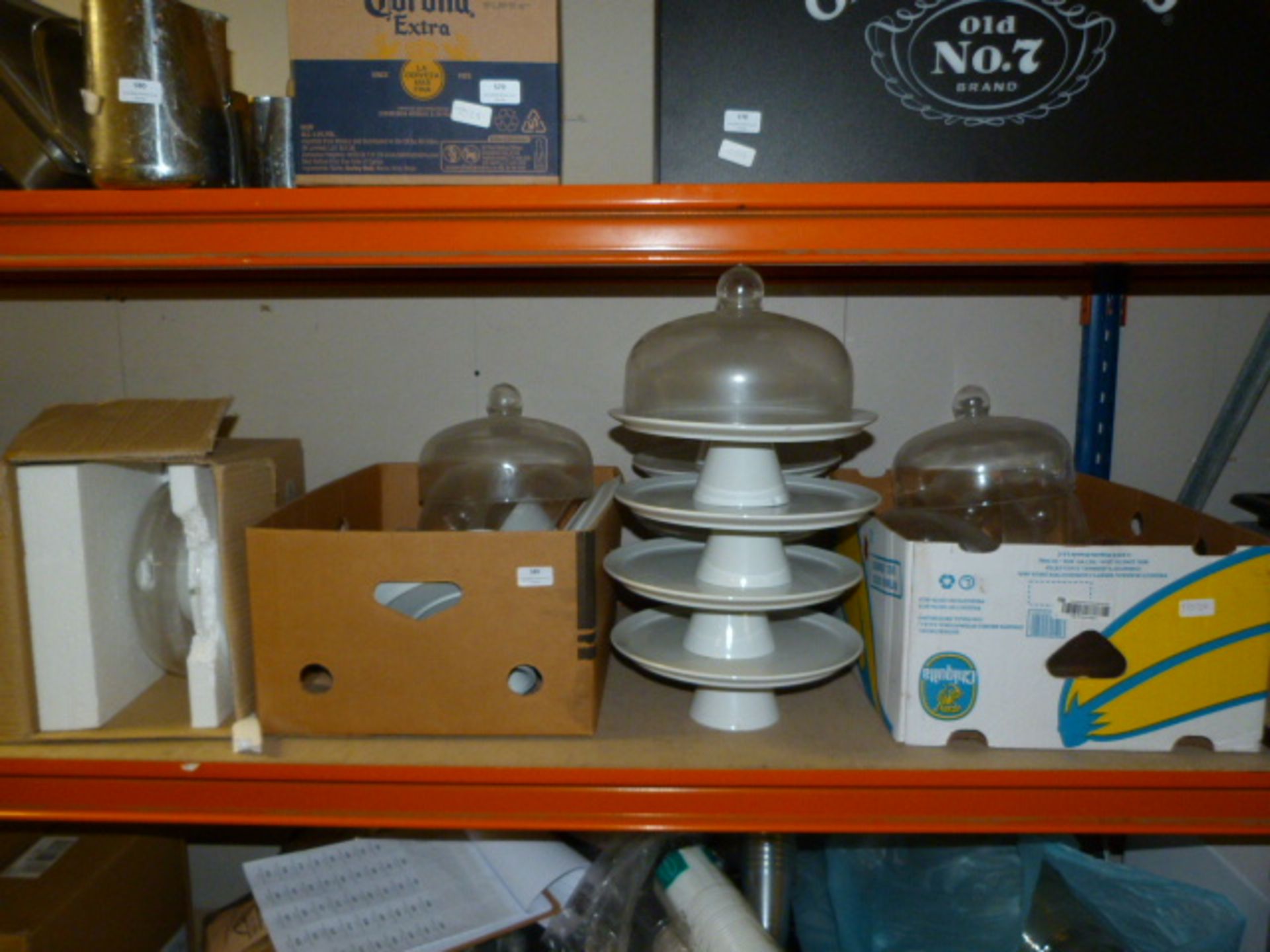 *Quantity of Glass and China Cake Stands