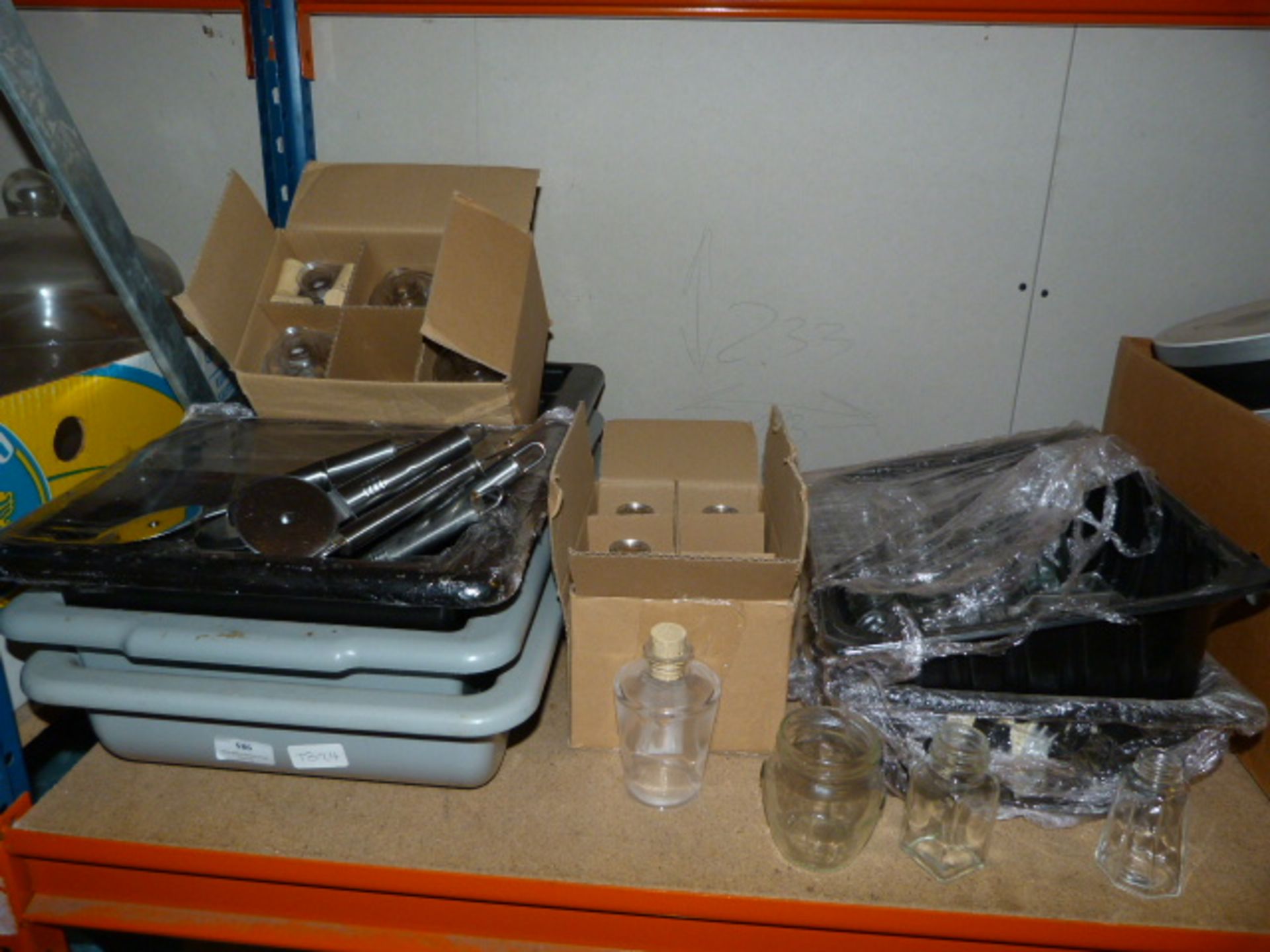 *Plastic Cutlery Trays, Pizza Cutters, Glass Bottles, etc.
