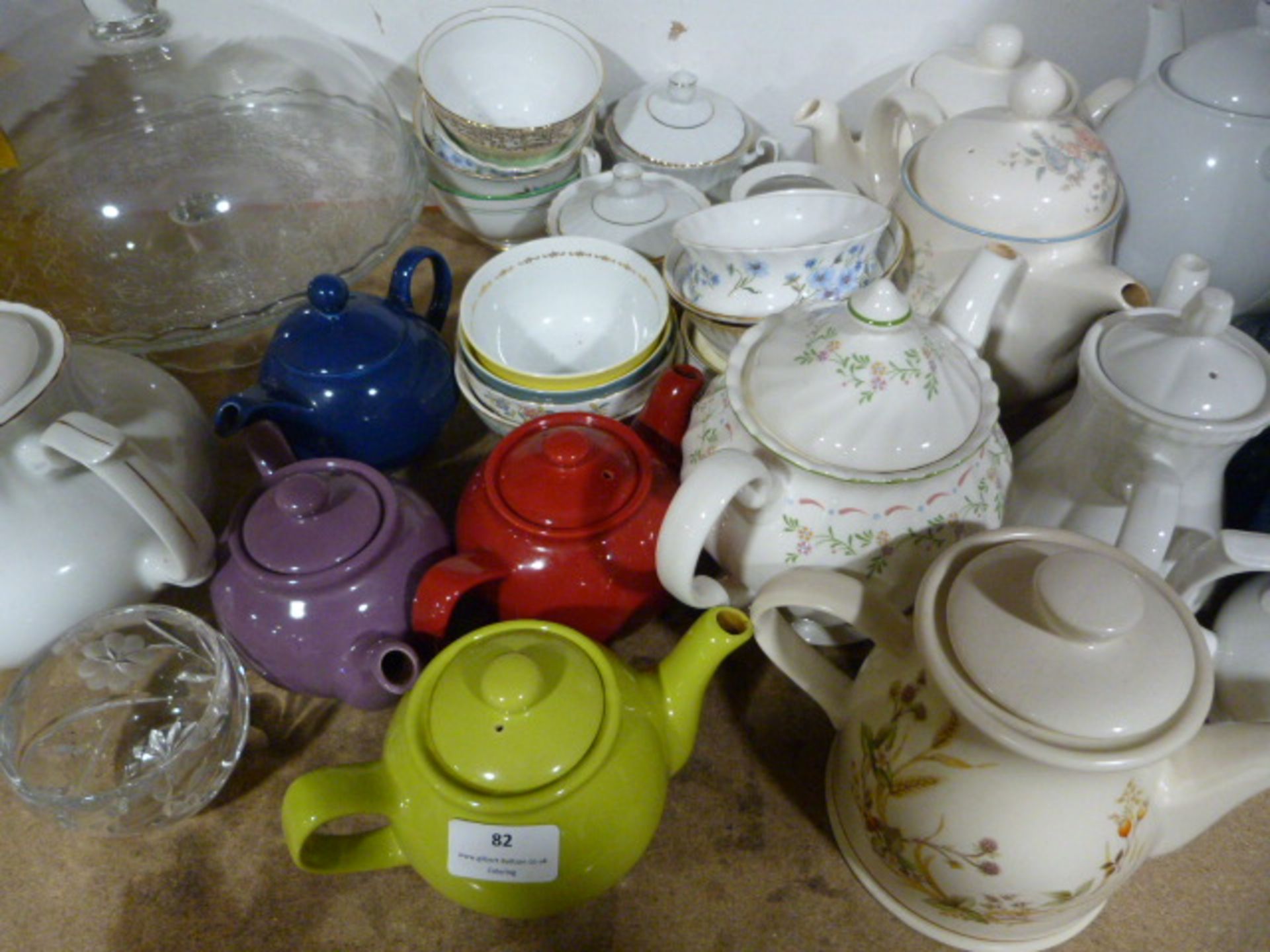 Assorted China Including Cake Stands, Teapots, Pla - Image 3 of 4