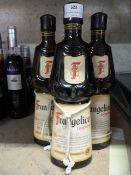 *Four Bottles of Frangelico Liqueur