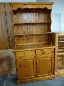 Small Vintage Style Pine Welsh Dresser