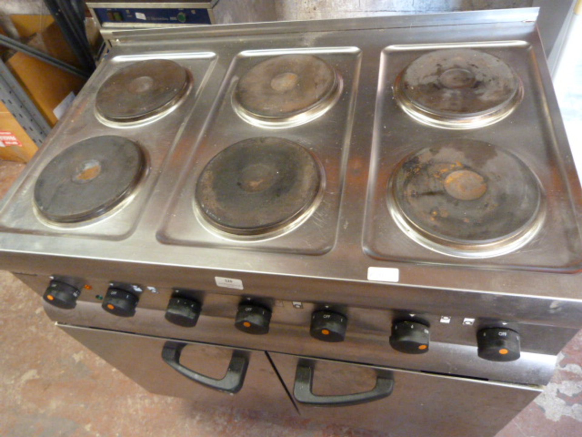 Lincat Six Ring Electric Hob over Oven - Image 2 of 2
