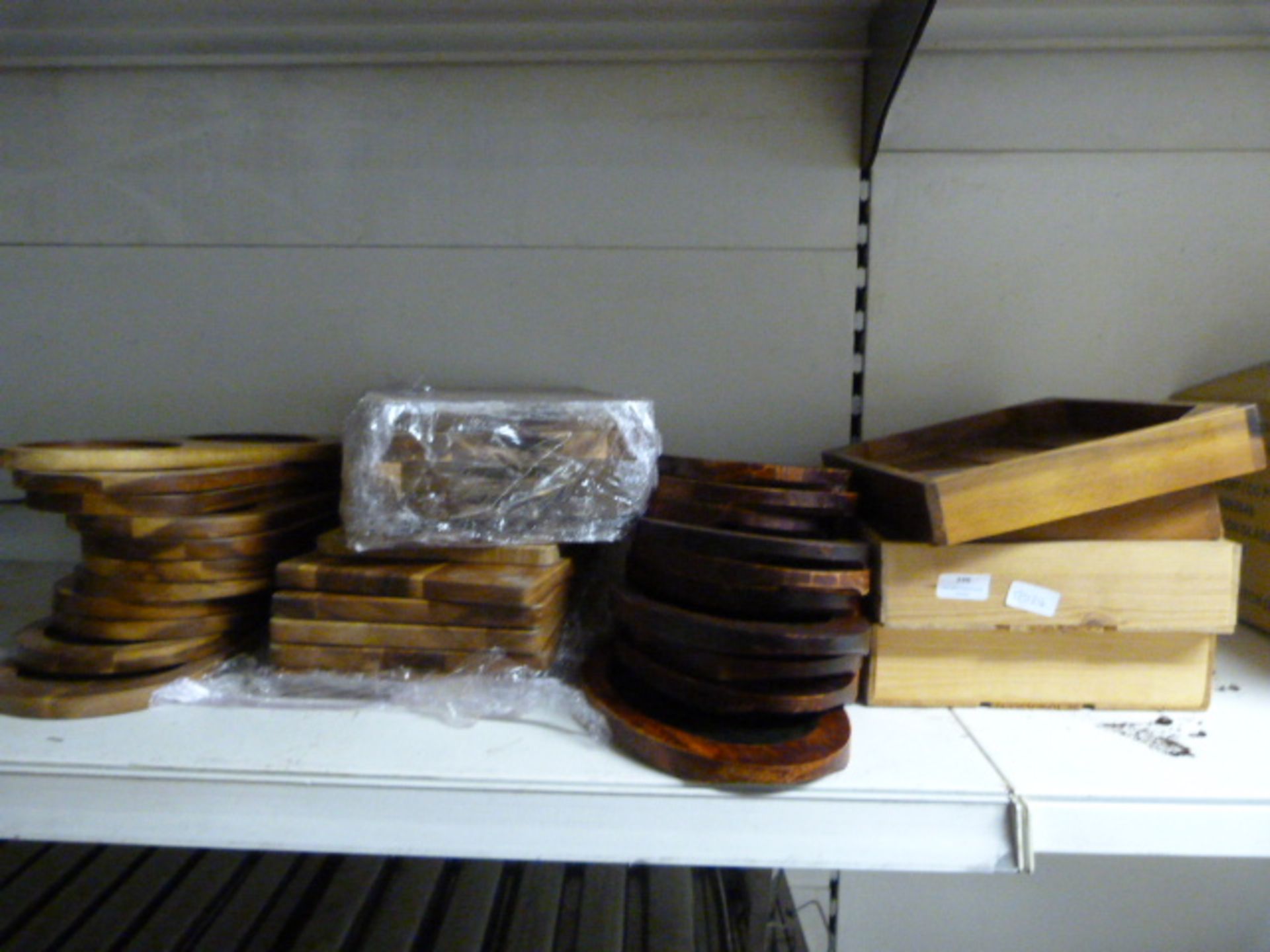 *Quantity of Wooden Serving Trays and Chopping Boards