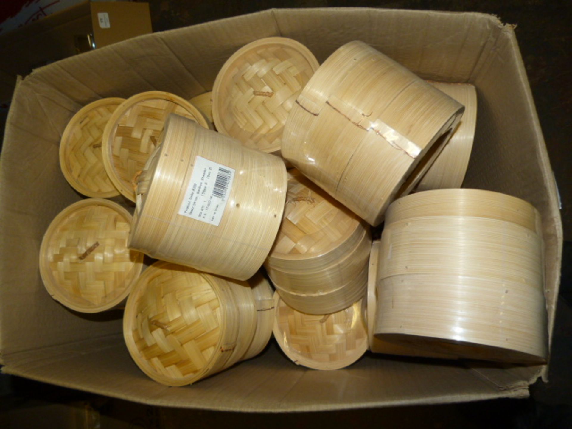 *Large Box of Bamboo Rice Steamers