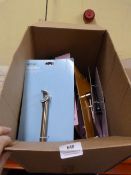 *Box Containing Assorted Curtain Pole Brackets