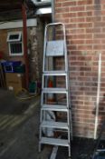 Six Tread Aluminium Platform Steps