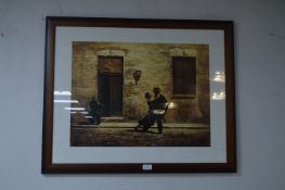 Framed Print of Tango Dancers by H. Blakely