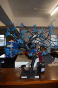 Blue Tree Lamp