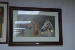 We Three Kings Race Horse Print
