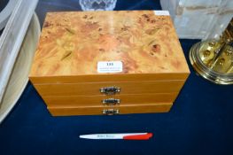 Wooden Inlaid Jewellery Box