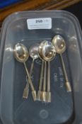 Six Hallmarked Sterling Silver Teaspoons ~48g tota