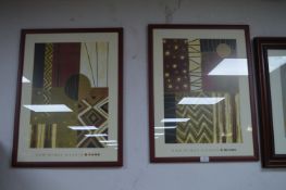 Two Framed Dominique Gaudin Prints