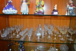 Lead Crystal and Engraved Wine Glasses, Tumblers,