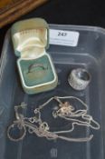 925 Sterling Silver Rings, Pendants, Earrings, etc