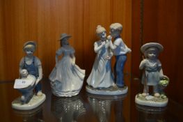 Four Regal Collection Child Figures