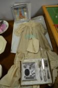 Christening Robe, Photo Frames, etc.