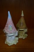 Two Shelf 1970's Cottage Moneyboxes