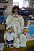 Bride Dolls and Two Sailors