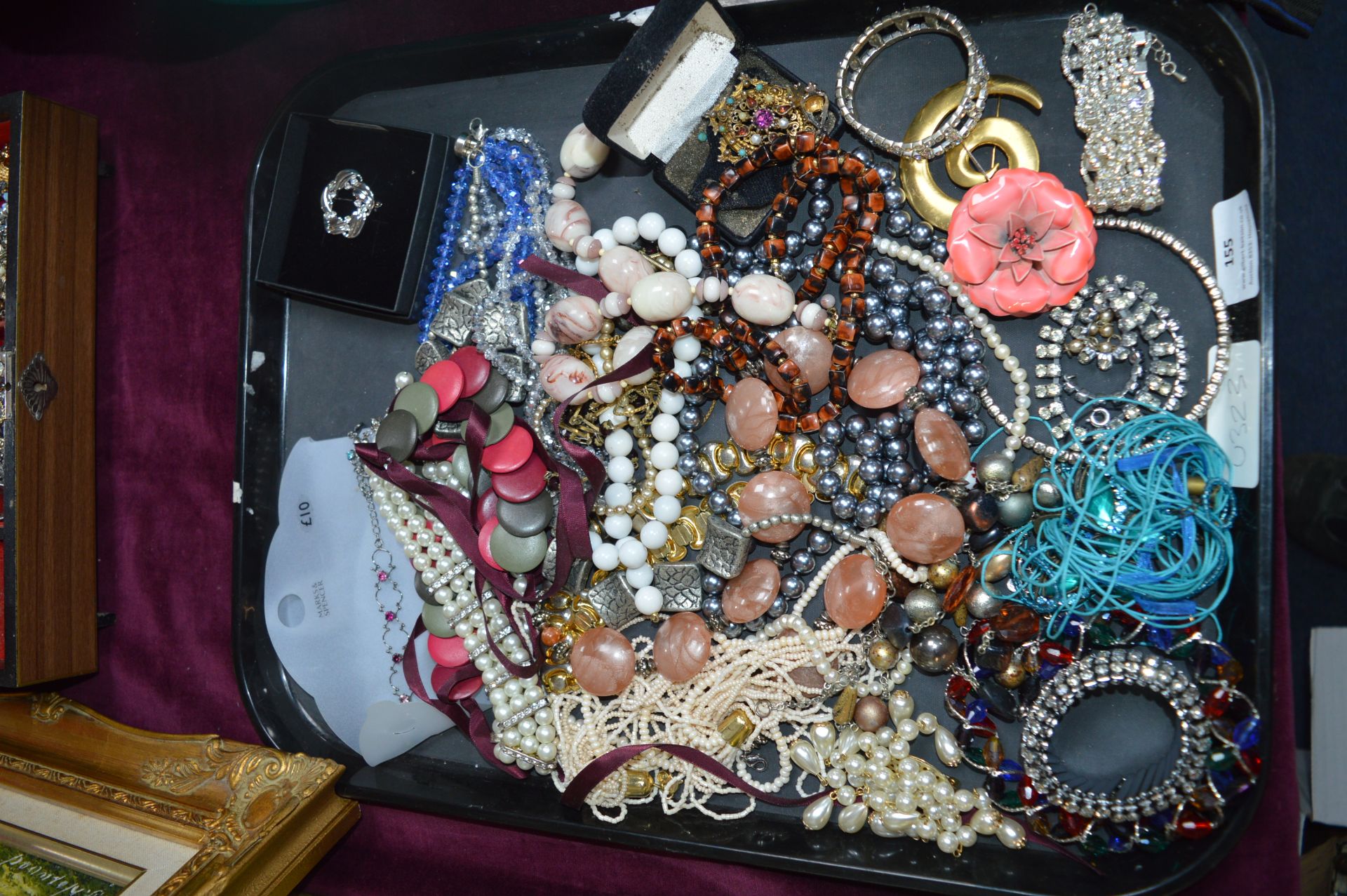 Tray Lot of Costume Jewellery