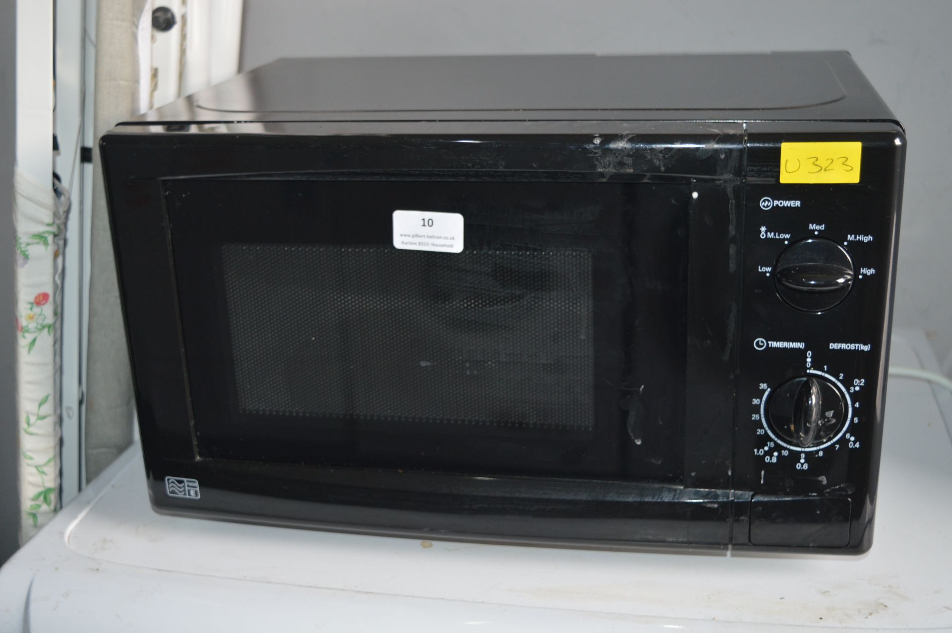 George Home Black Microwave Oven