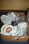 Vintage Pottery and Glassware etc.