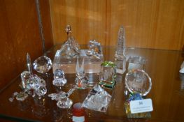 Glass Ornaments, Paperweights, etc.