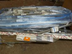 *Pallet of Various Curtain Rails including Blinds