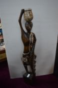 Carved Wooden Tribal Figure