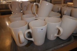 * 20 x assorted white mugs