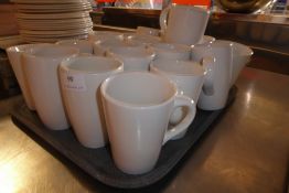 * 20 x assorted white mugs