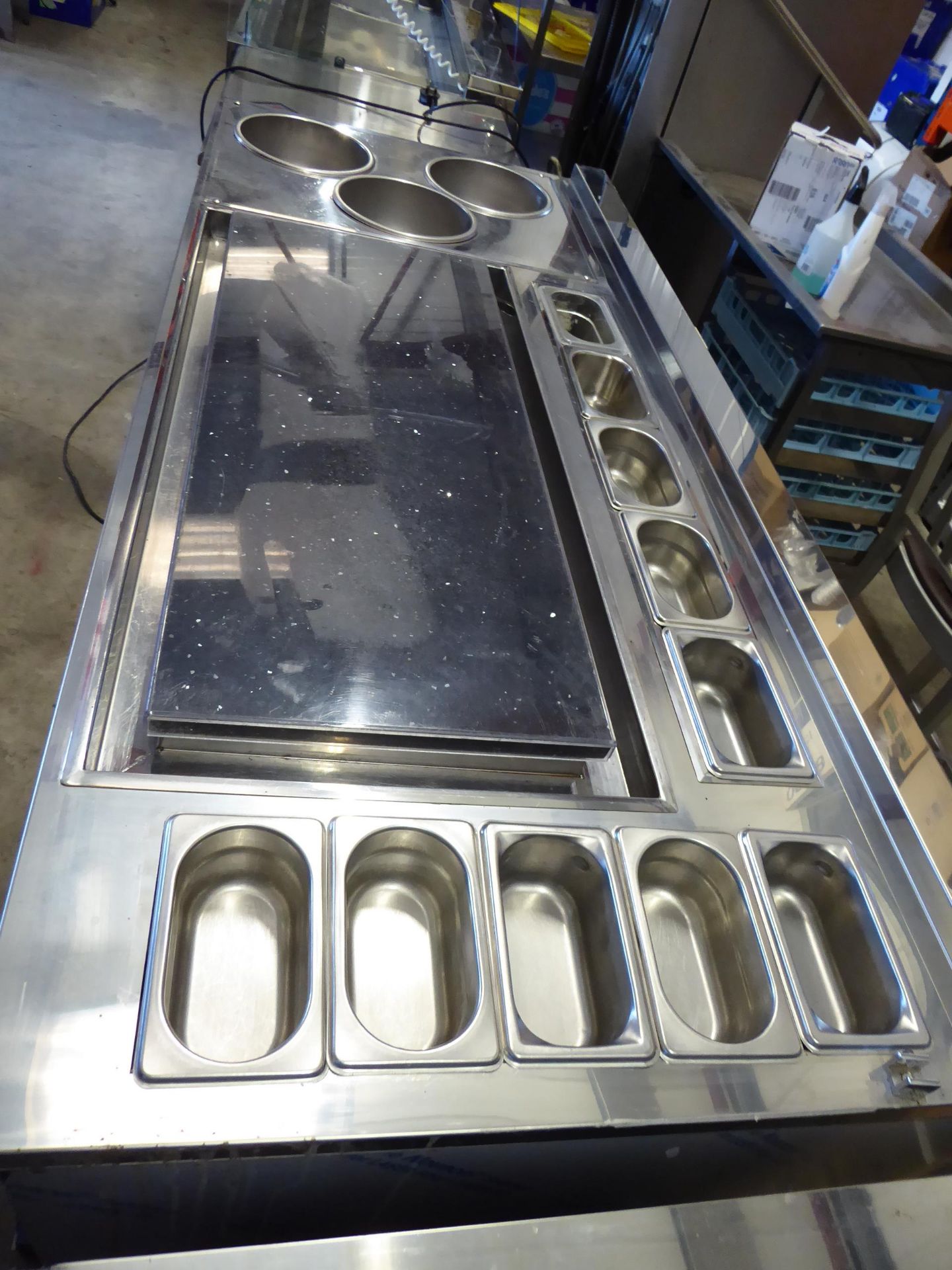 *B MIX refrigerated ice cream counter, with heated bowls and display for the production of personali - Image 8 of 13