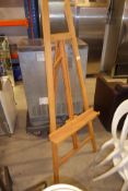 * wooden display easel