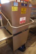 * Hobart pass through dishwasher with feed tables