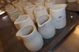 * 24 x small milk jugs