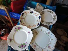 * Tea party range, approx 100 cups, approx 50 milk jugs, various saucers, bread plates and cake