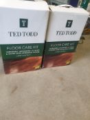 * 2x Ted Todd Floor Care Kit