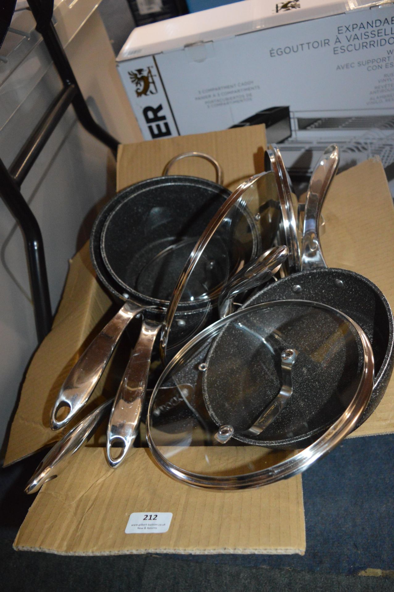 *The Rock 10pc Cookware Set