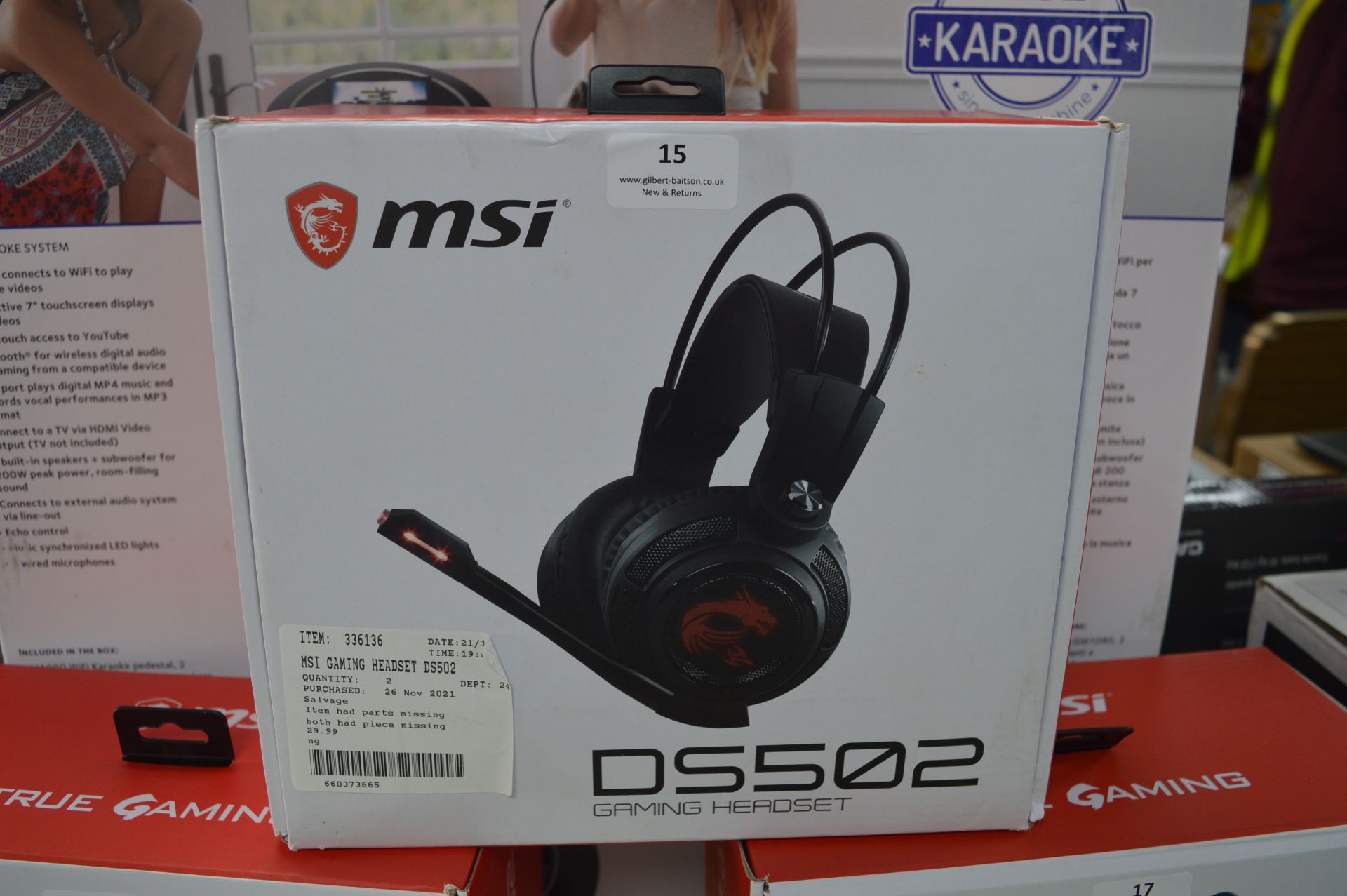 *MSI DS502 Gaming Headset