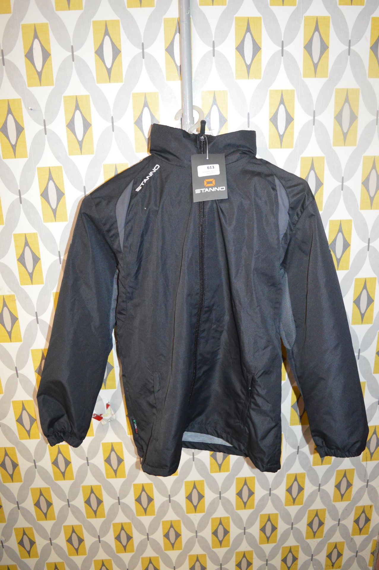 *Stano Centro Black Windbreaker Size: S